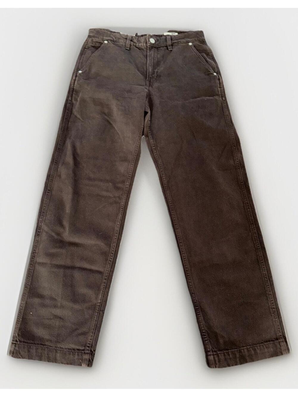 Cotton:On Super Baggy Brown jeans in a size 30 rigid 3611774-72 NEW MSRP $69.99